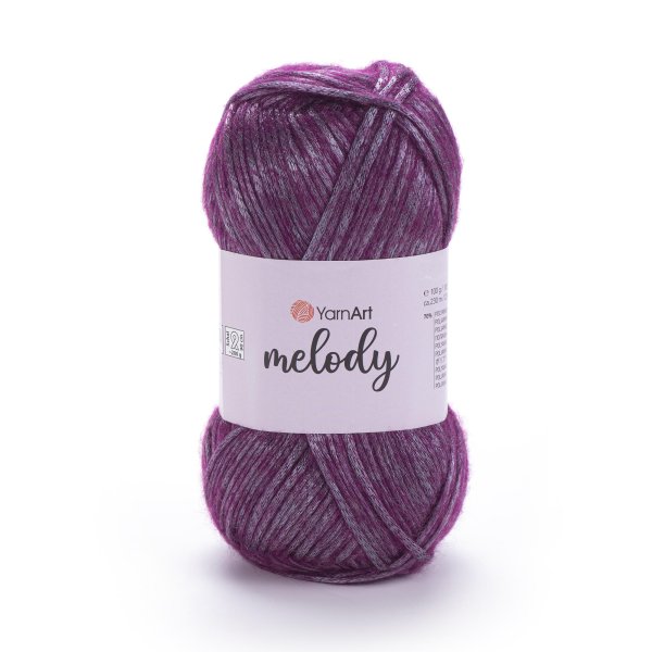 YarnArt pletací a háčkovací příze Melody 883 fuchsiová   