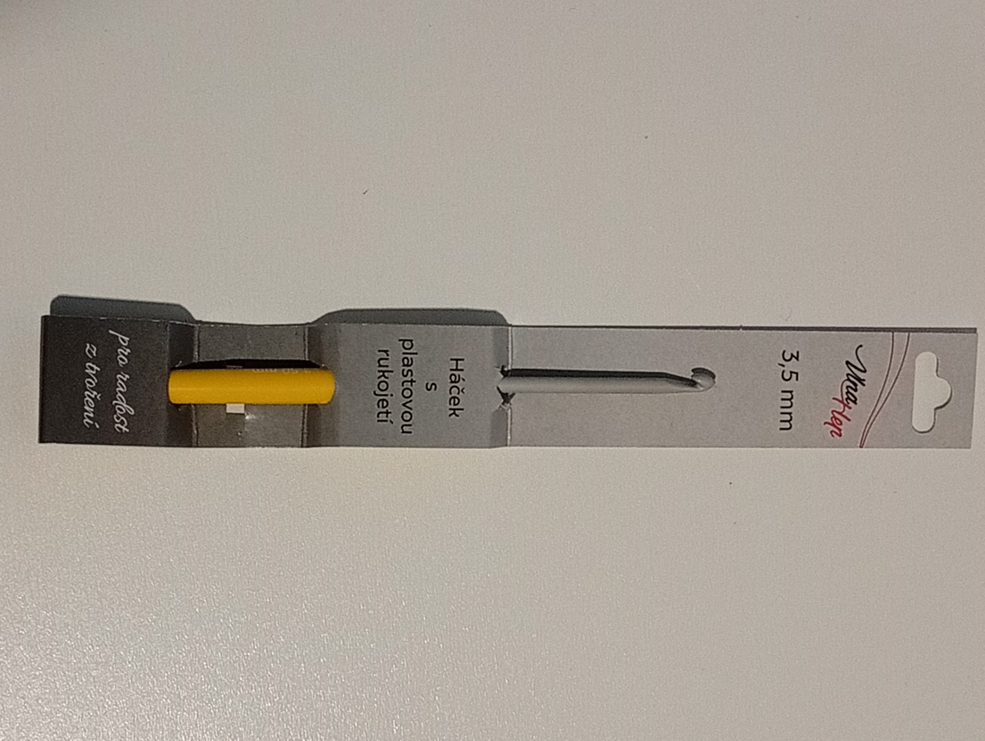 Háček s plastovou rukojetí 3,5 mm