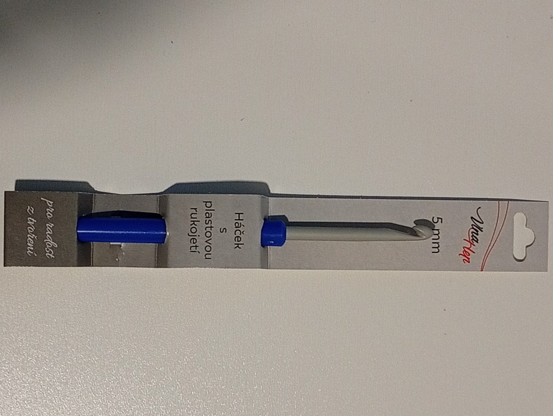 Háček s plastovou rukojetí 5mm