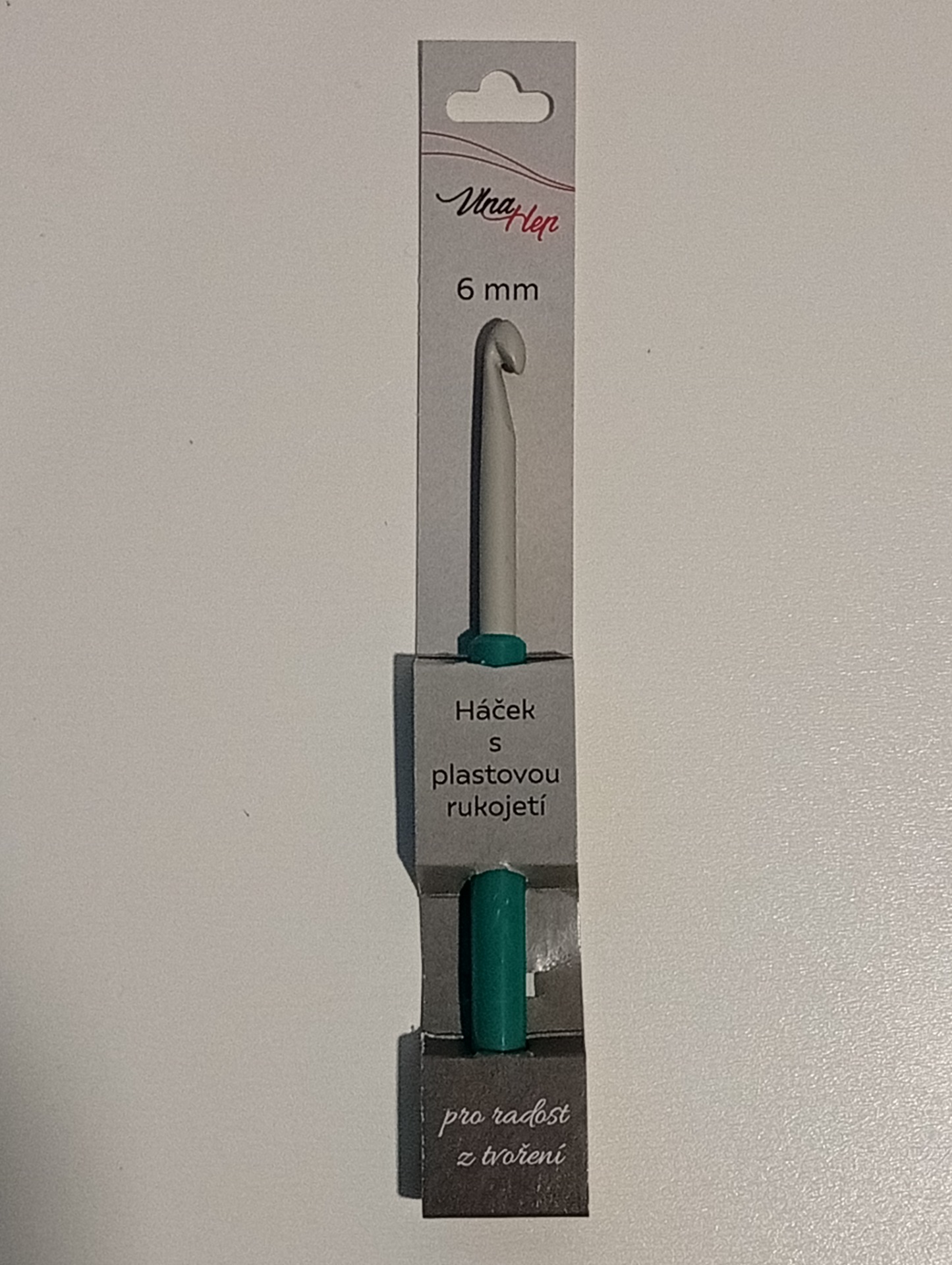 Háček s plastovou rukojetí 6 mm