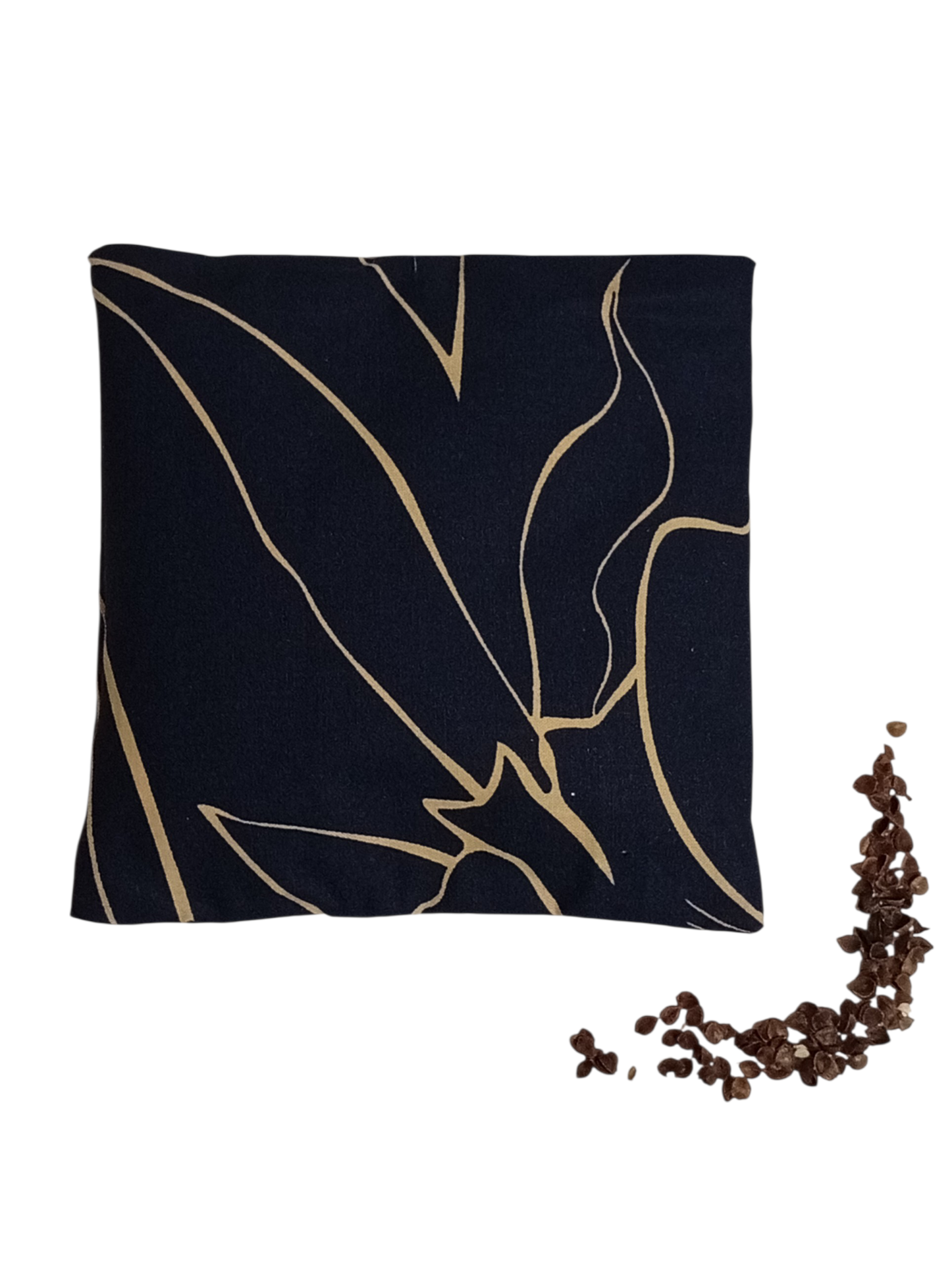 Nahřívací pohankový polštářek "květy"