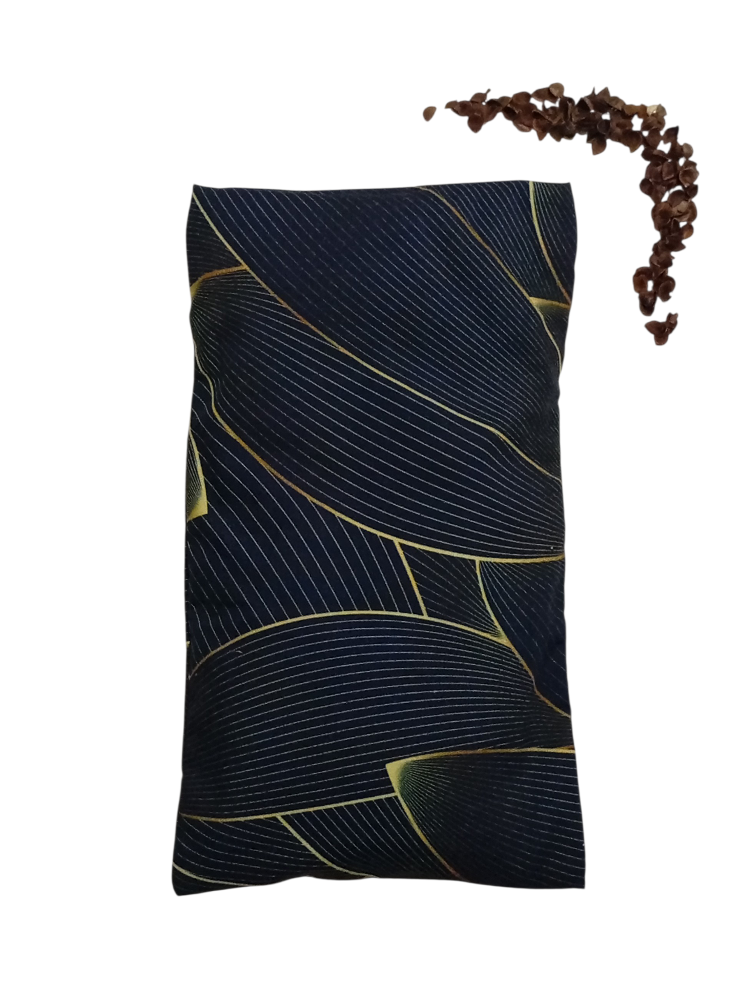 Nahřívací pohankový polštářek "zlaté listy"