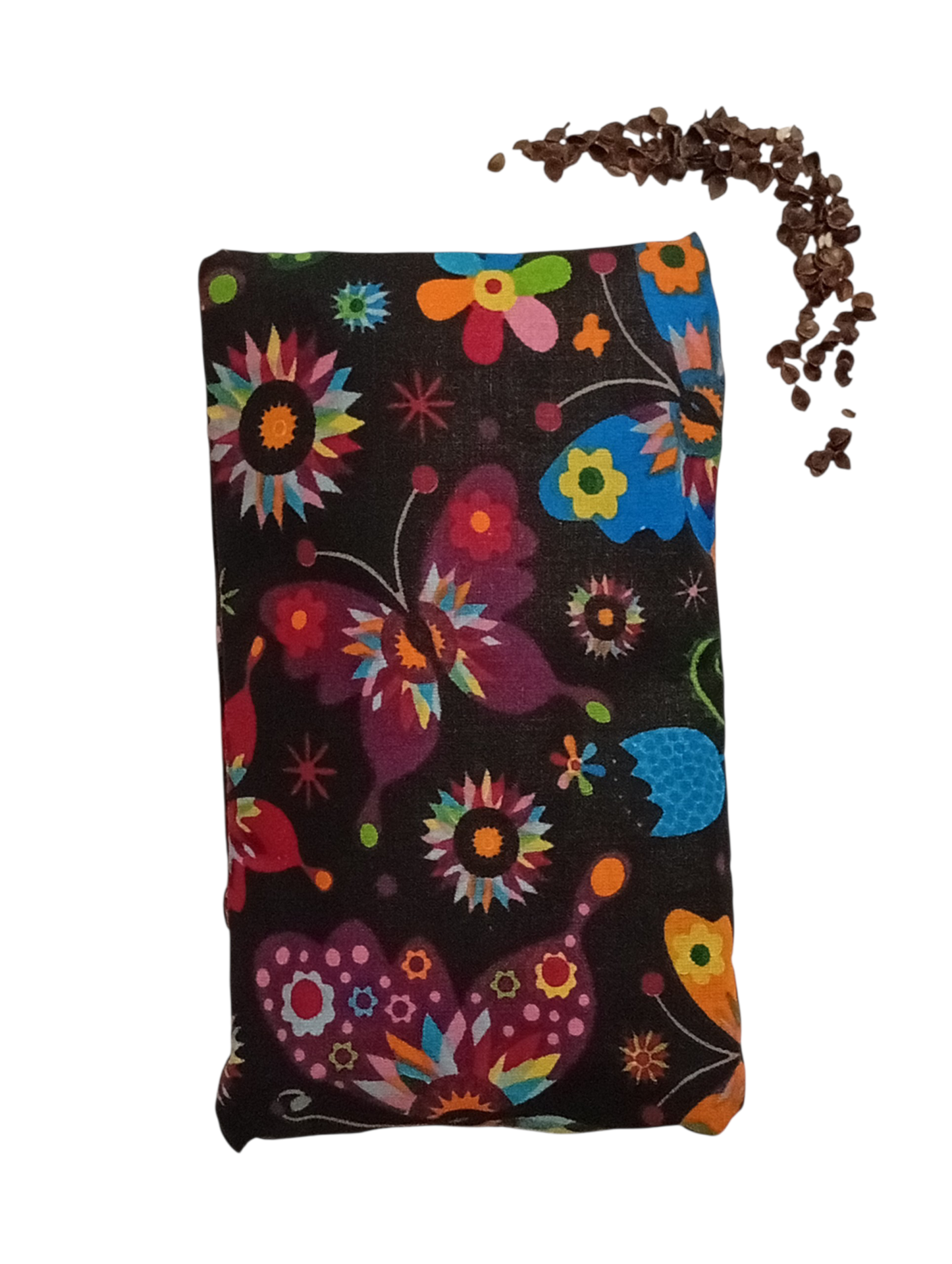 Nahřívací pohankový polštářek "motýle"